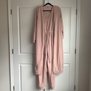 Rose jumper and duster